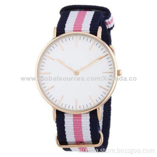 316L stainless steel, case mix color, nylon strap, unisex watches, Miyota movement, 5ATM